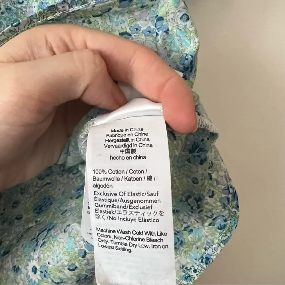 J. Crew Puff-Sleeve Top in Liberty Amelie Floral Print